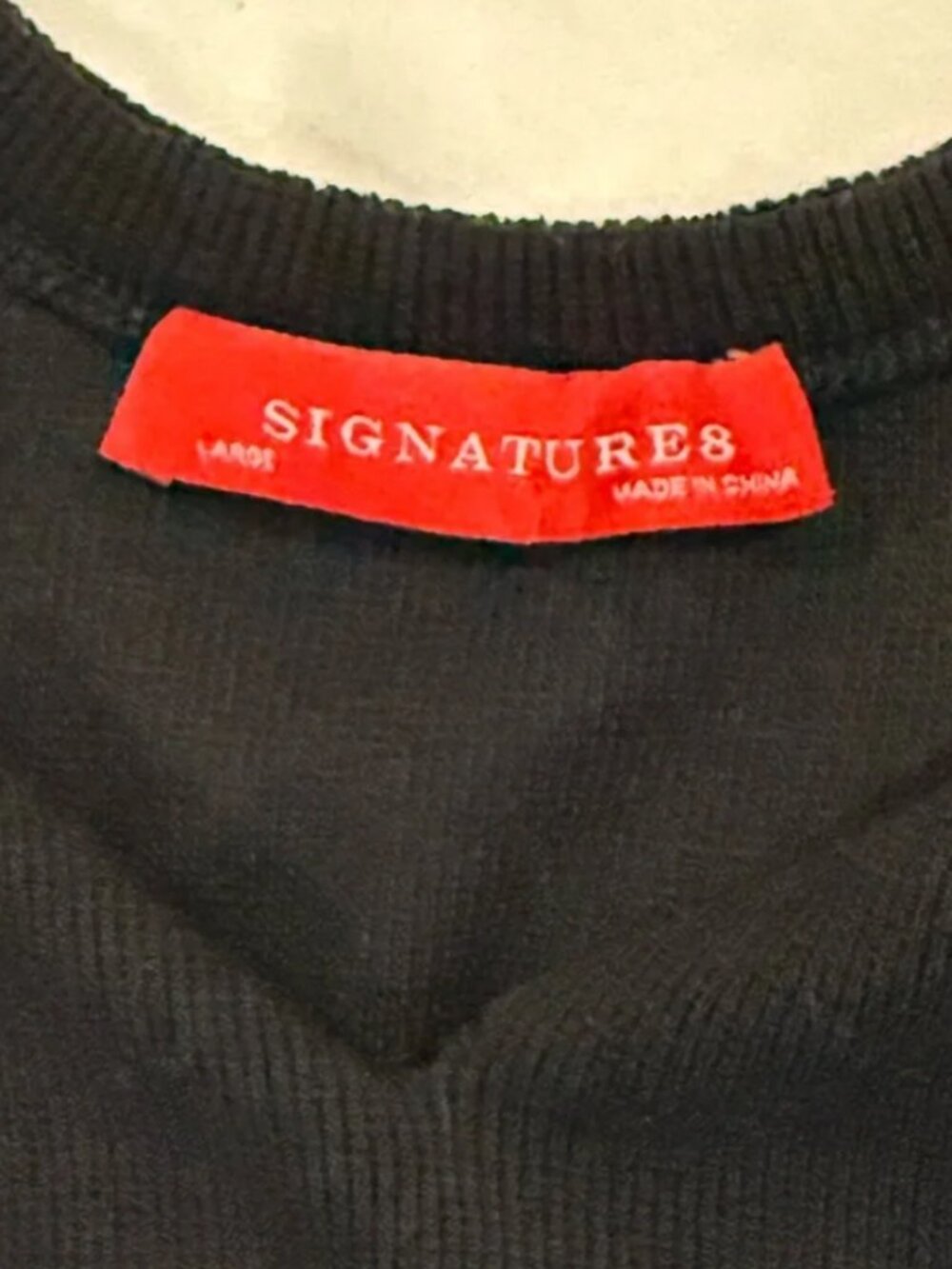Signature 8 Black Ribbed Tank Dress - Picture 3 of 6